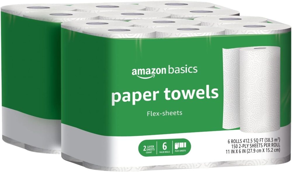 Amazon Basics 2-Ply Paper Towels