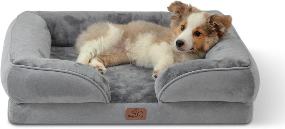 Bedsure Orthopedic Dog Bed for Medium Dogs