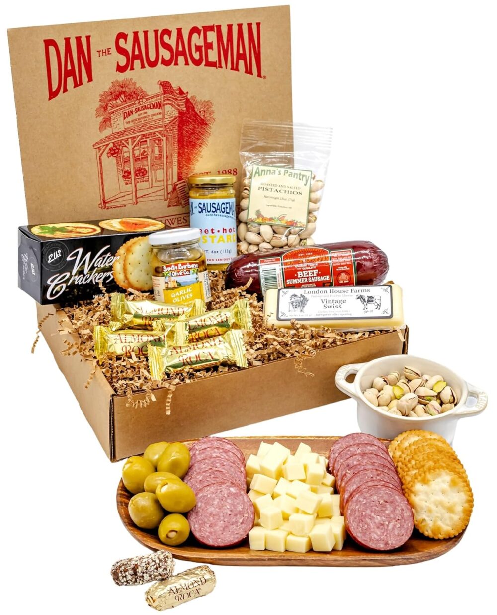 Summer Sausage Party Basket by Dan the Sausageman